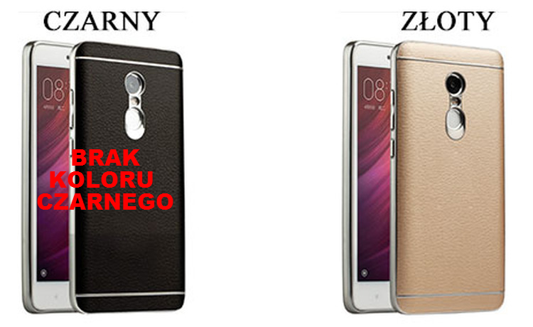 LUKSUSOWE ETUI CASE BUMPER XIAOMI REDMI NOTE 4