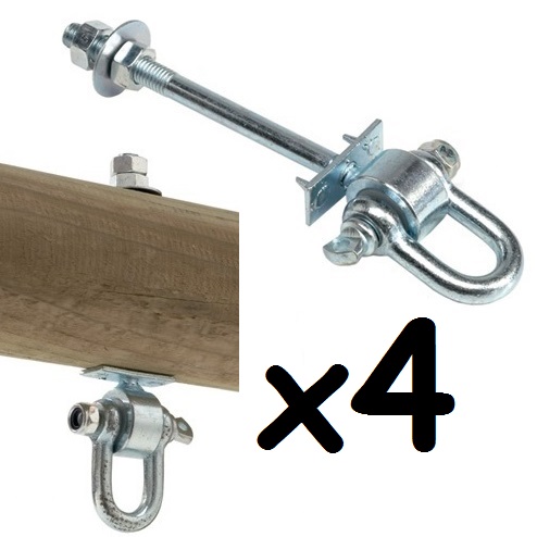 Zestaw łączników do huśtawki 4 szt. M12 140mm
