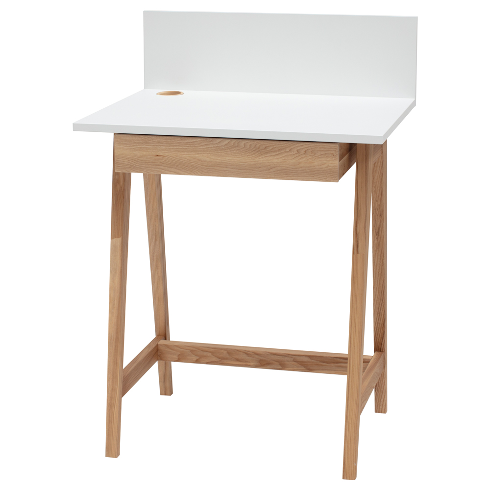 Schreibtisch LUKA 50x65 cm mit Schublade aus Holz 