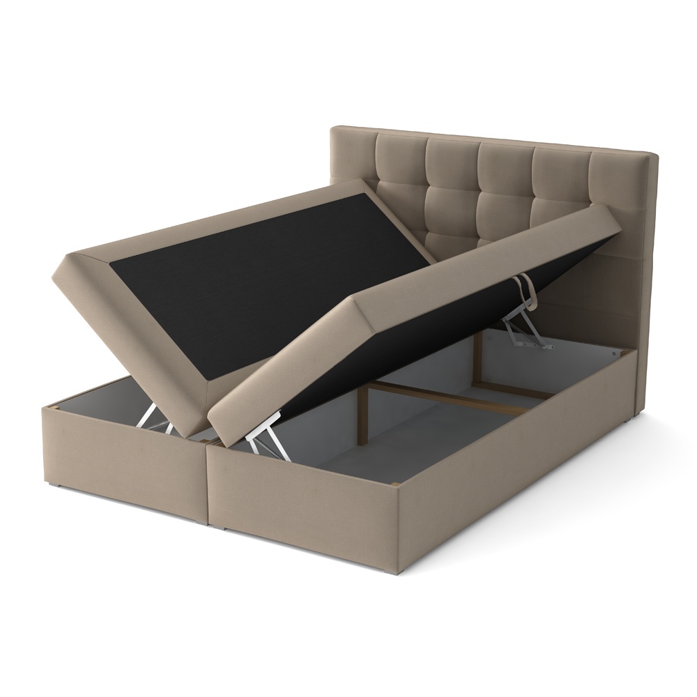 Boxspringbett NABBE mit Bettkasten 
