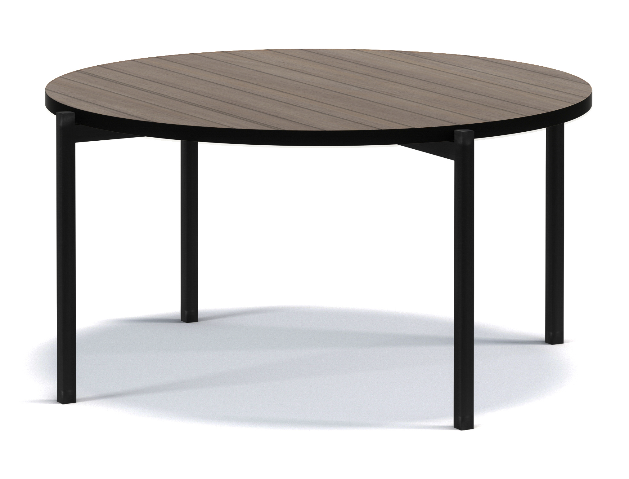 Kaffeetisch Kortala rund 80 cm Kapitänsdeck niedrig