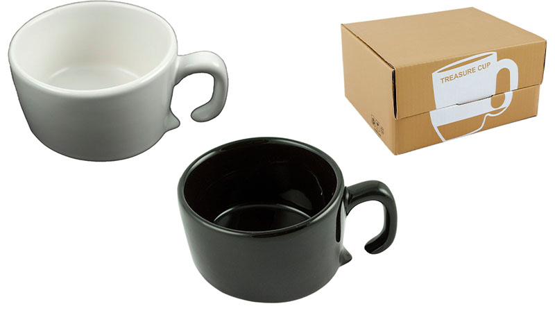 Tonący kubek ceramiczny 160ml + gratis!