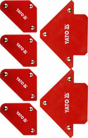 Yato YT-08678 set of magnetic welding angles, 6 elements
