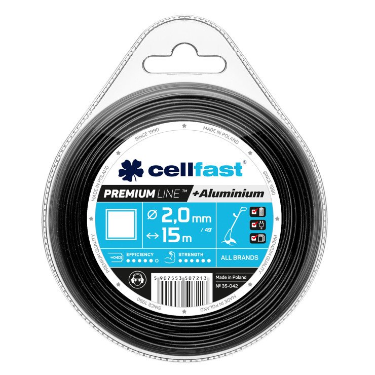 Cellfast 35-042 żyłka tnąca 2,0 mm 15 m Premium kwadrat