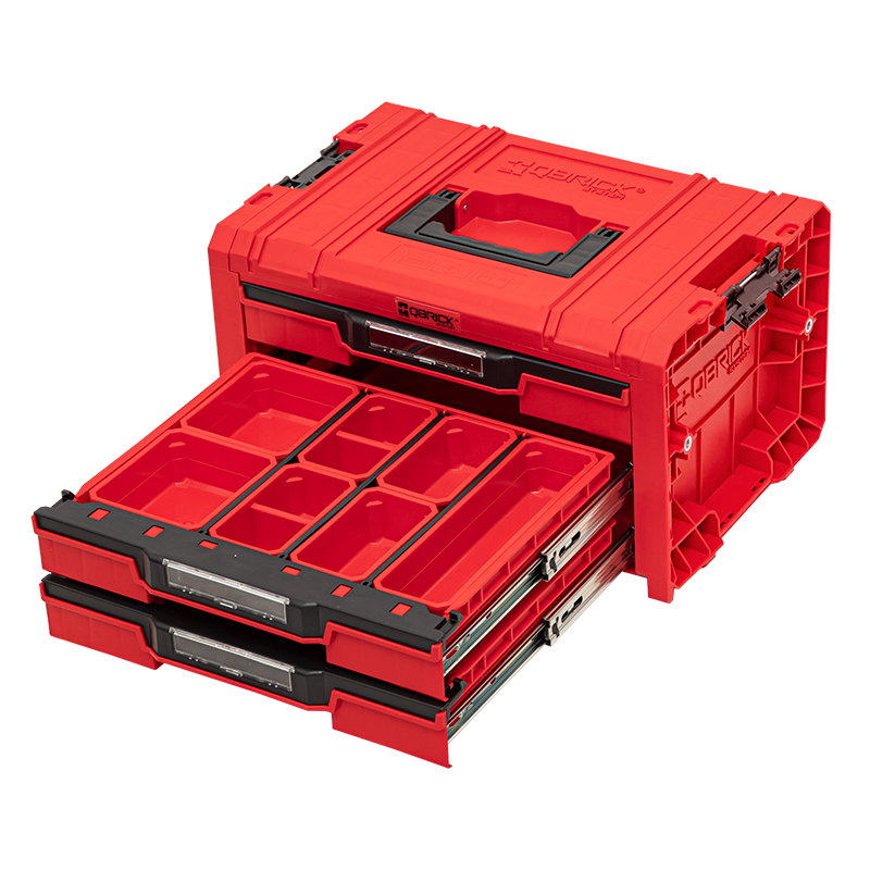 Qbrick System Pro Drawer 3 Toolbox Expert Red Ultra HD (3)