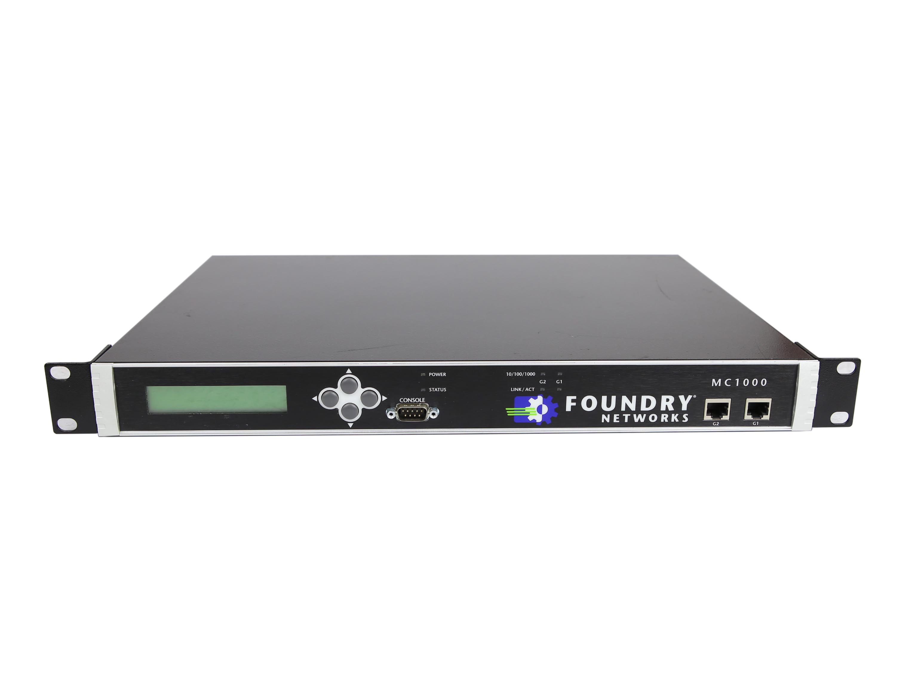 Wireless 46410-000B R Foundry Networks MC1000 Wireless Controller 2Ports 1000Mbits Managed Rails