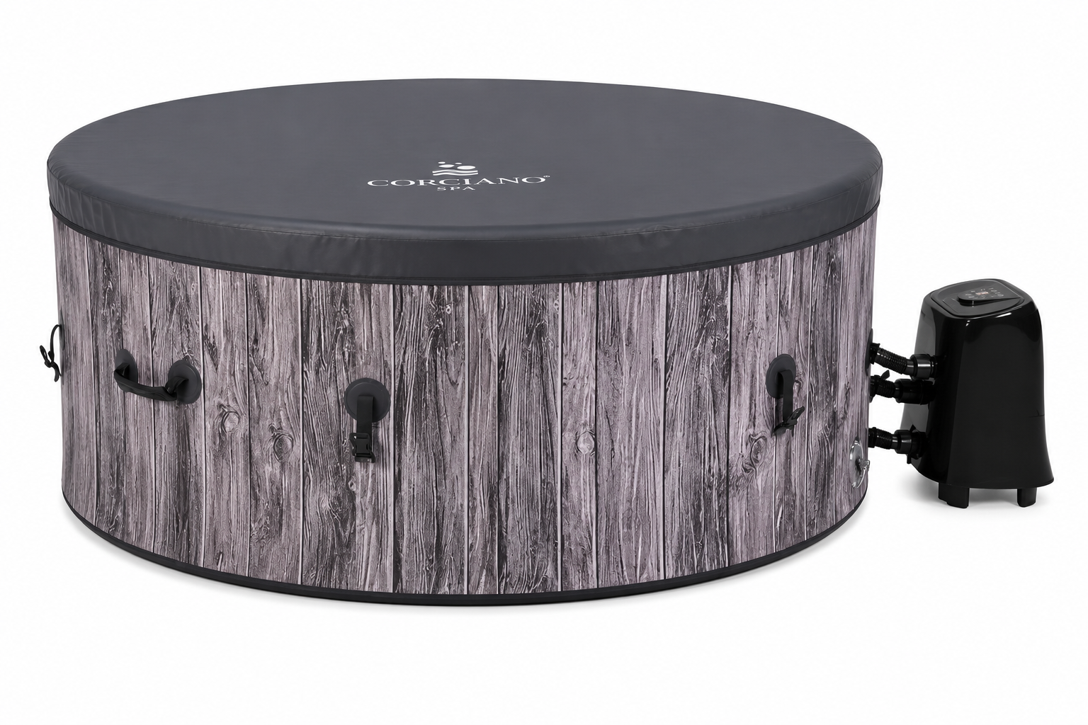 Jacuzzi ogrodowe - Jacuzzi Basen Ogrodowy Spa Corciano DROP-STICH 6 osobowe  180x65cm Twarde (5)