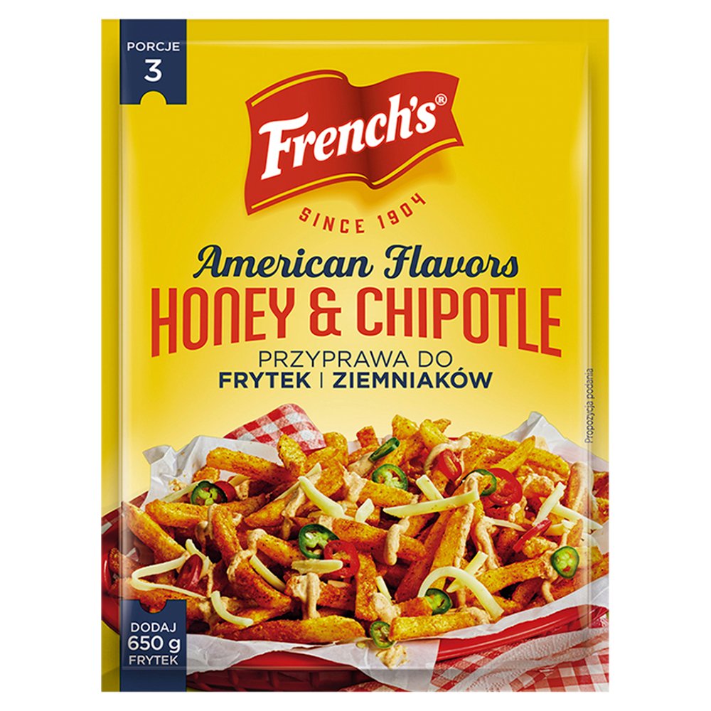 FRENCH'S American Flavors Honey & Chipotle Przyprawa do frytek i ziemniaków