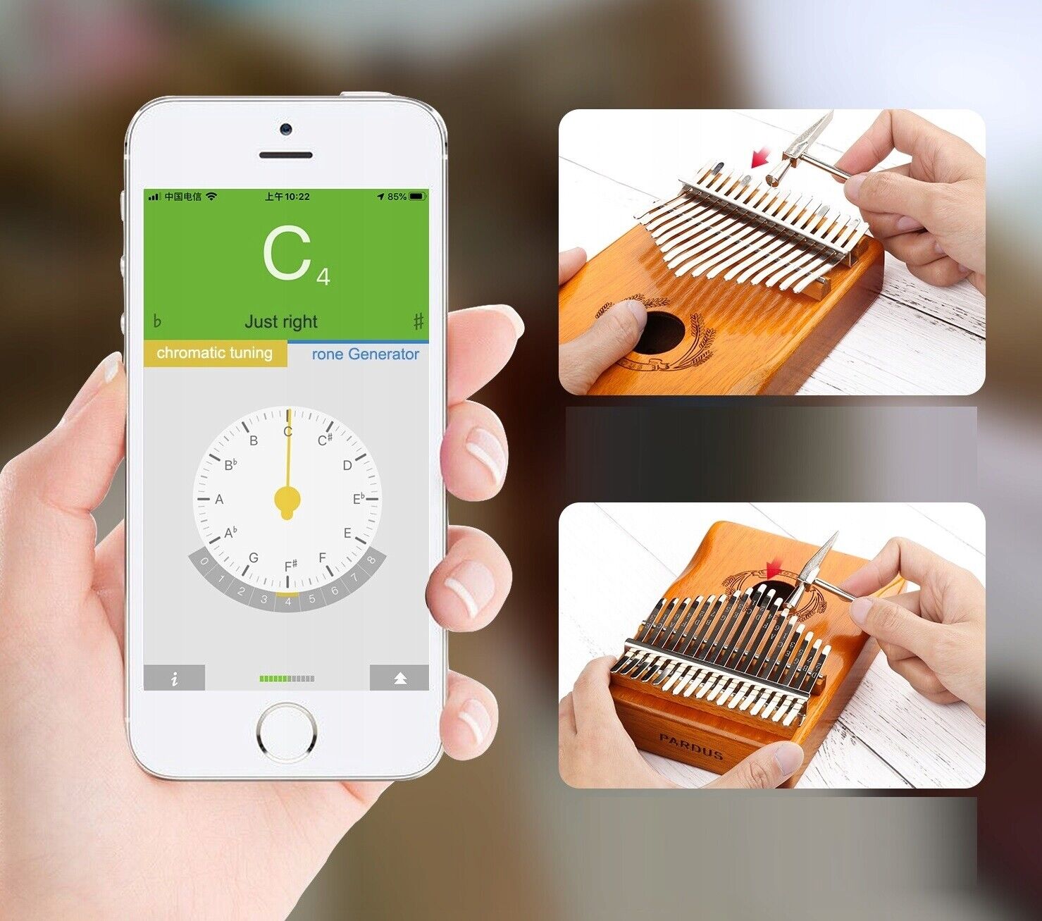 17 Tasten Kalimba Thumb Piano Finger Afrikanisches Instrument Musikinstrument, (7) 17 Tasten Kalimba Thumb Piano Finger Afrikanisches Instrument Musikinstrument, (7)