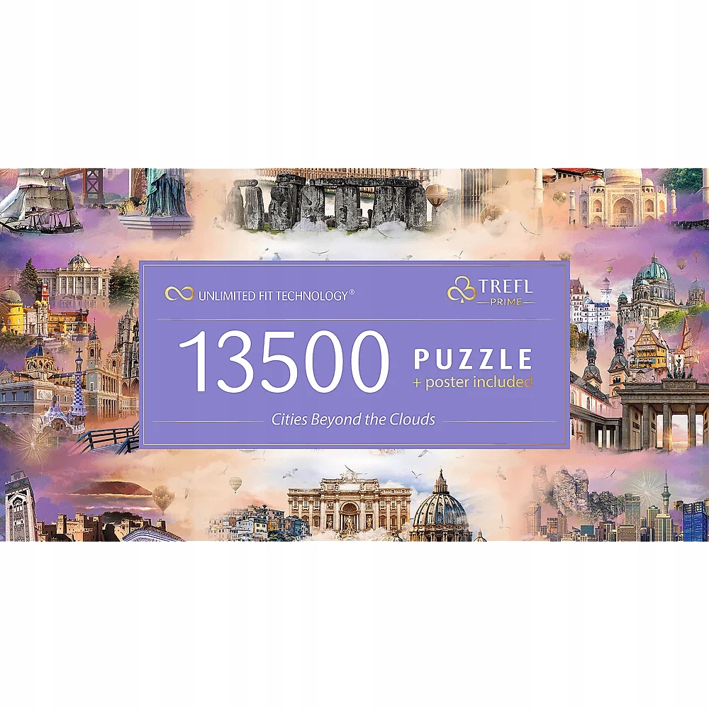 Puzzle 13500 Cities Beyond the Clouds TREFL (3)