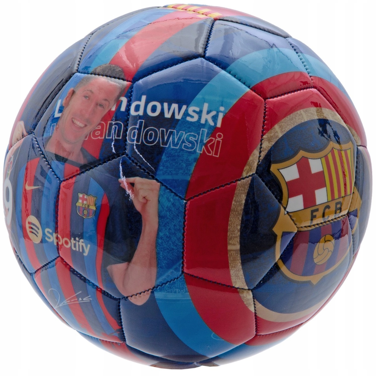 Piłka nożna FC Barcelona Lewandowski 22/23 size 5 (3)
