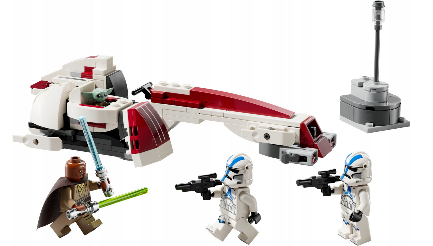 LEGO STAR WARS - Ucieczka na Ścigaczu BARC 75378 (3)