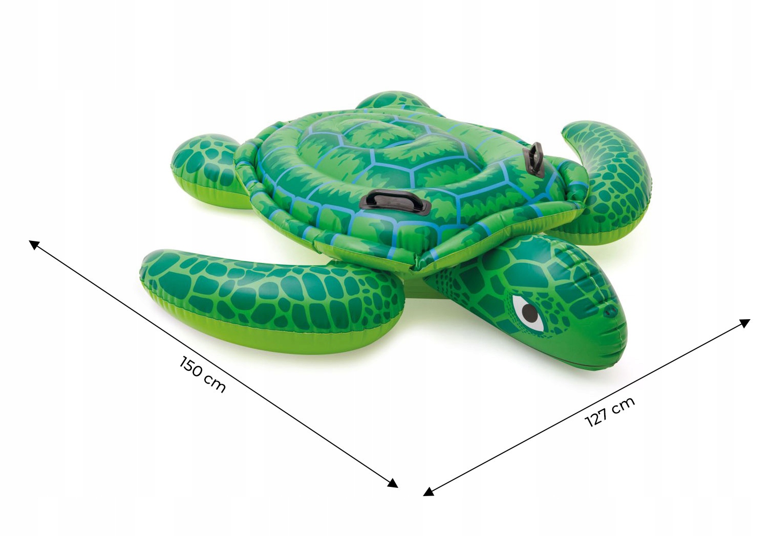 Żółw wodny dmuchany mały do pływania (3)