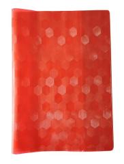 Okładka na zeszyt A5 PVC Hologram czerw. (10szt)