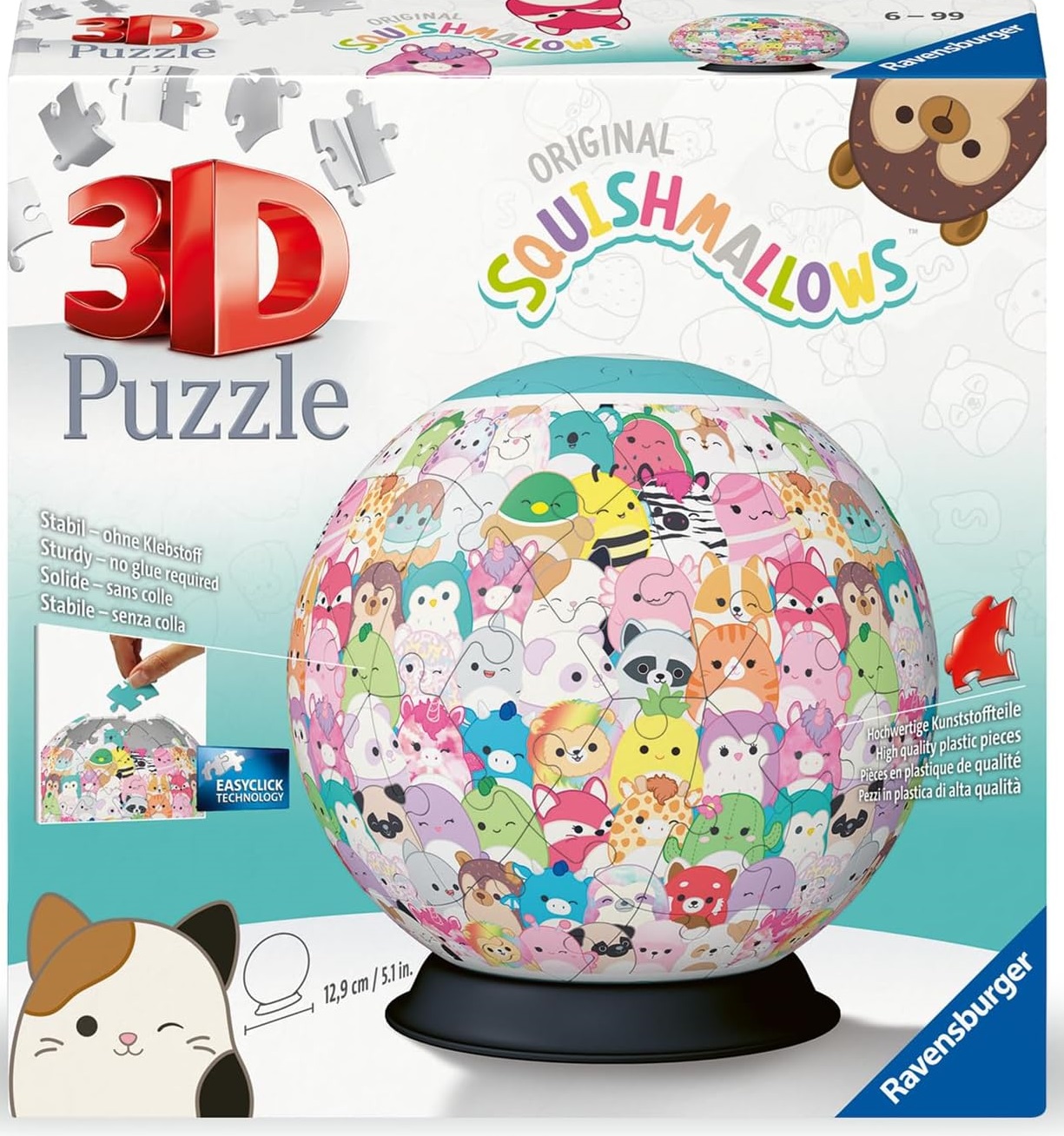 Puzzle 3D Kula: Squishmallows (4)