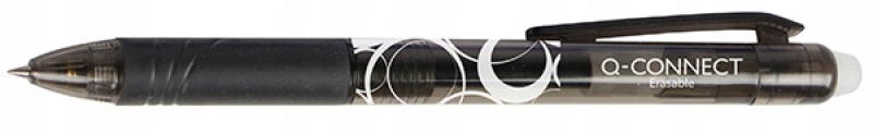 Długopis automatyczny wymazywalny czarny (3)