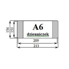 Okładka dzienniczek A6 (25szt) D&D