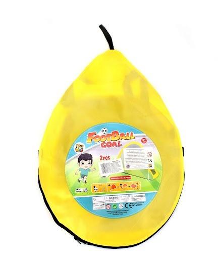 Bramki półokrągłe 2szt z piłką