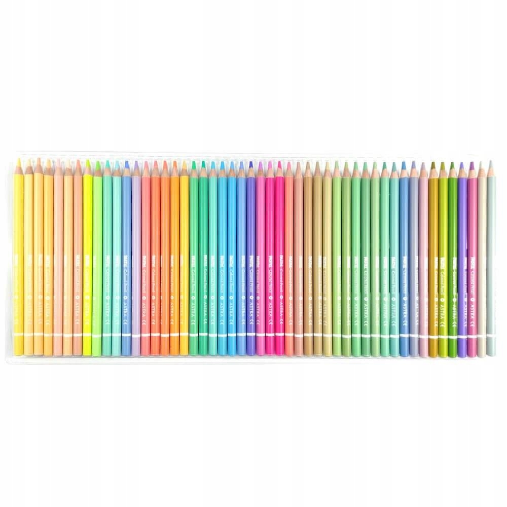 Kredki pastelowe XXL 50 kolorów ASTRA (3)