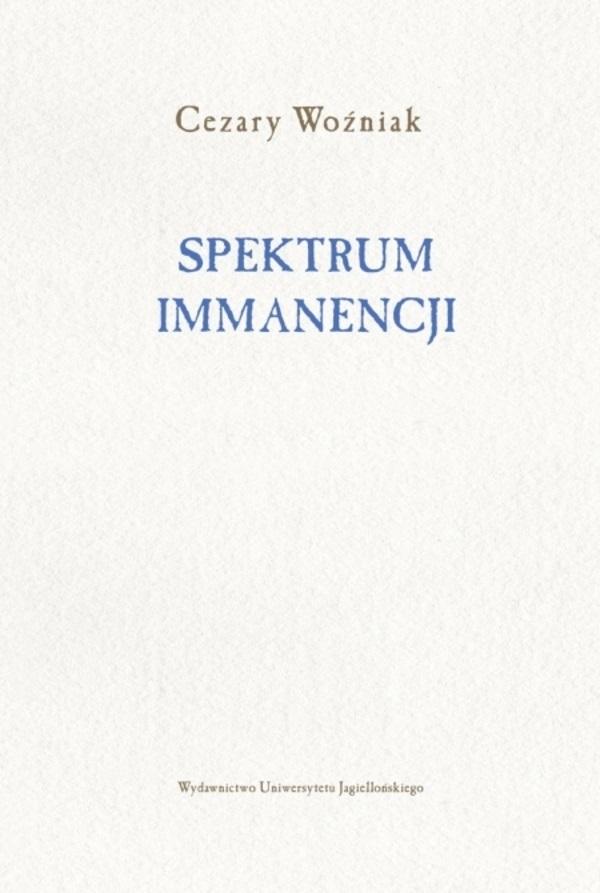 Spektrum immanencji