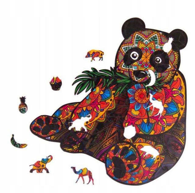 Puzzle drewniane eko 65 Kung Fu Panda A4 (3)