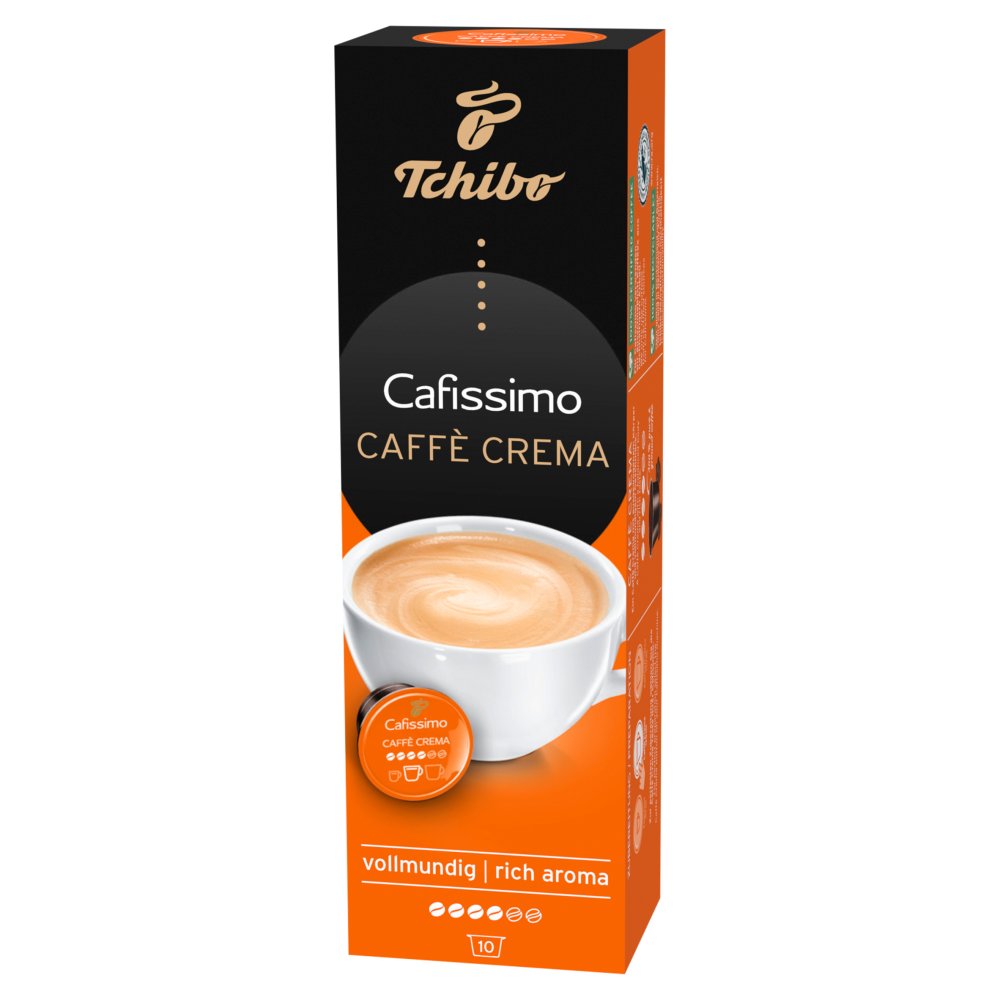 TCHIBO Cafissimo Caffè Crema Rich Aroma Kawa palona mielona w kapsułkach (10 x 7,6 g) (2)