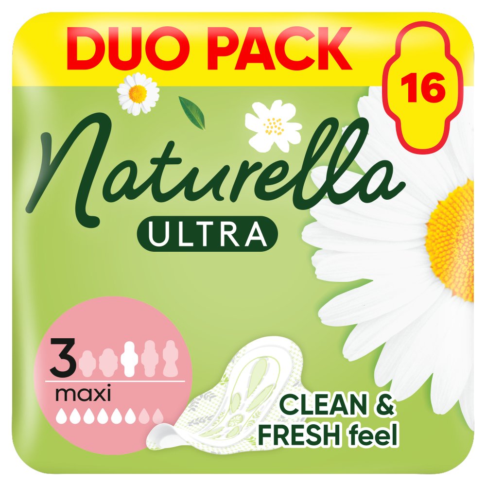 Naturella Ultra Maxi Rozmiar 3 Podpaski ze skrzydełkami × 16 (2)