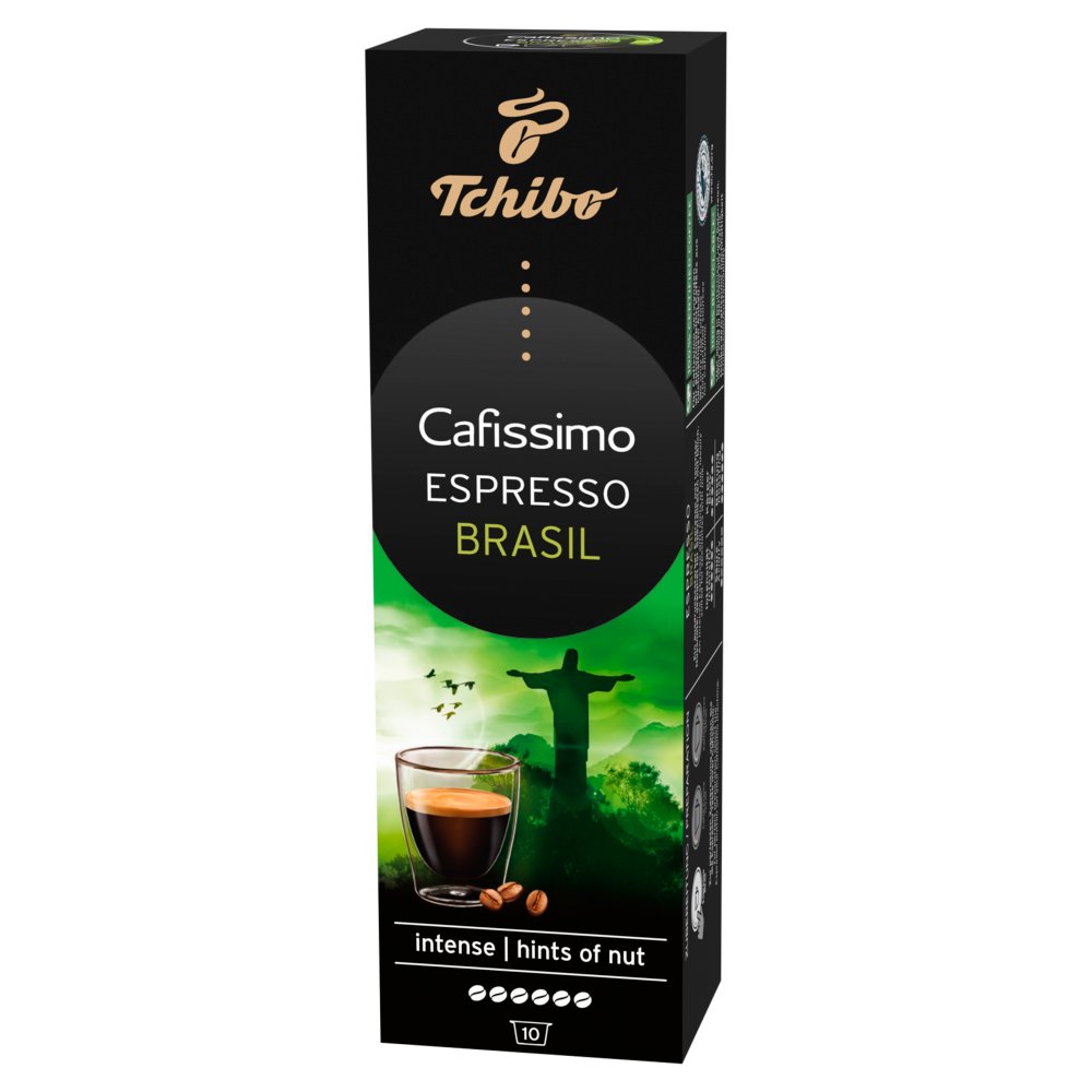 TCHIBO Cafissimo Espresso Brasil Kawa palona mielona w kapsułkach (10 x 8 g) (2)