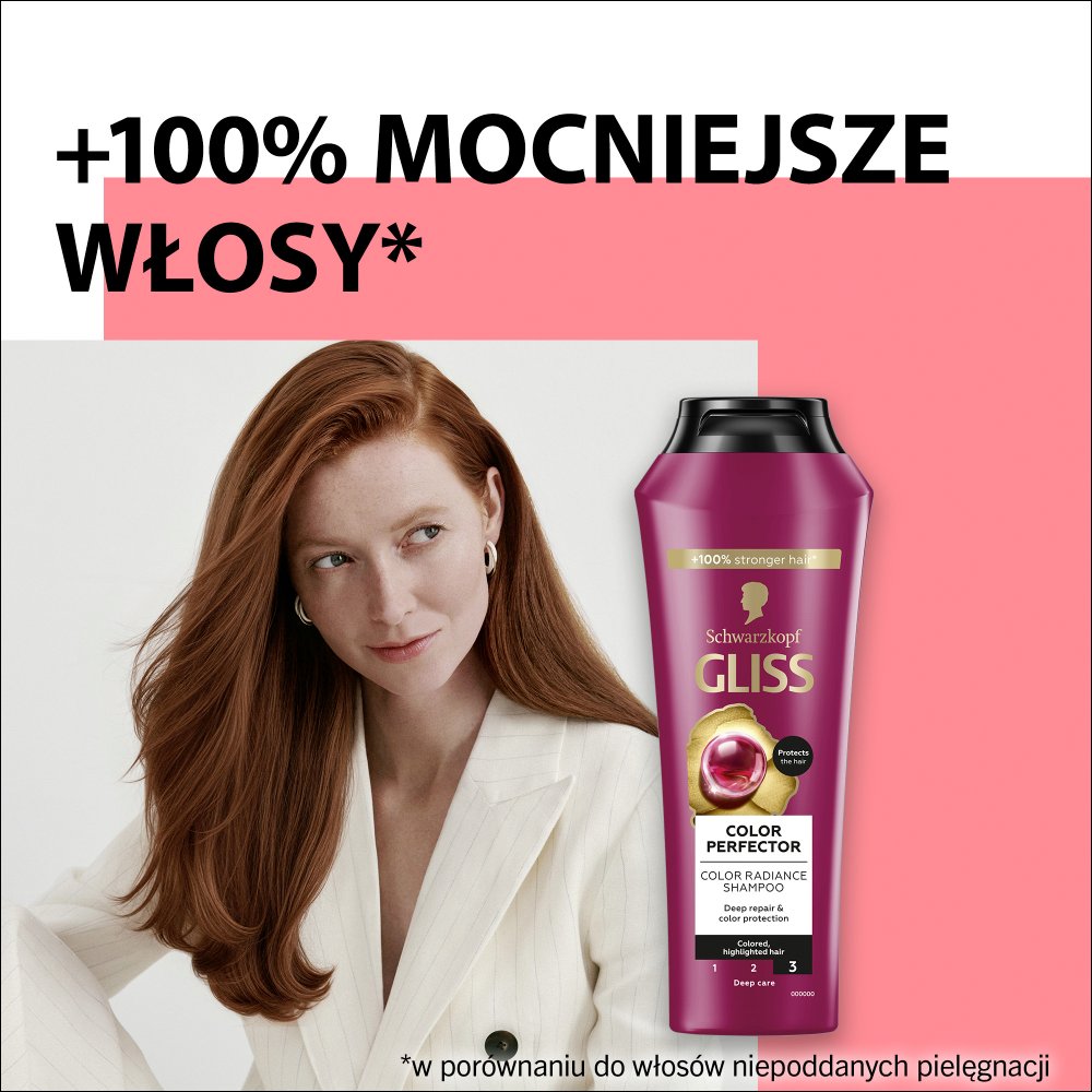 Gliss Colour Perfector Szampon do włosów farbowanych i rozjaśnianych 400 ml (2)