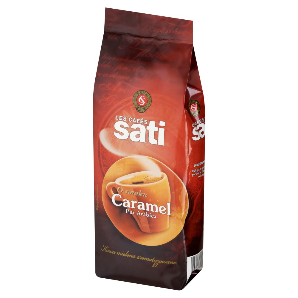 Cafe Sati Kawa mielona aromatyzowana o smaku karmelowym 250 g (2)