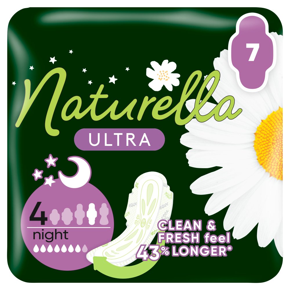 NATURELLA Ultra Night Podpaski ze skrzydełkami (2)