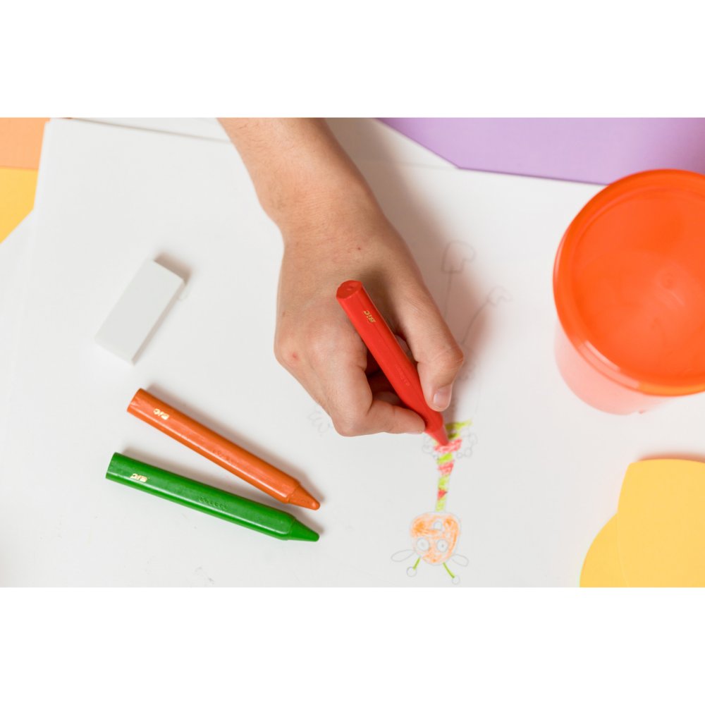 BIC KIDS Plastidecor Triangle Trójkątne kredki świecowe (4)