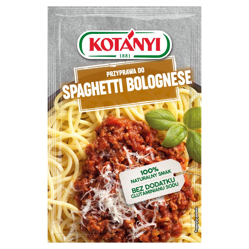 KOTANYI Sekrety Kuchni Włoskiej Spaghetti Bolognese Mieszanka przypraw