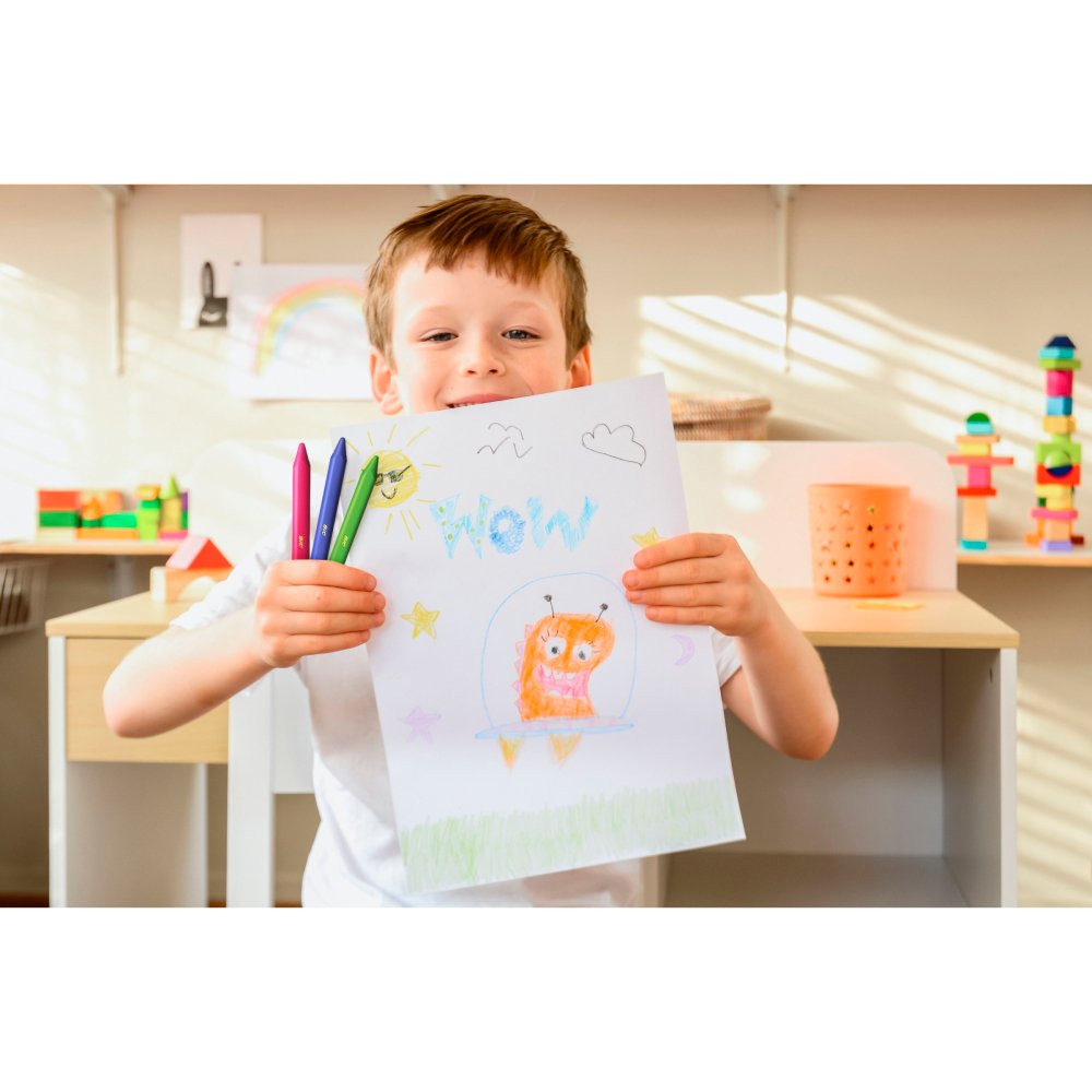 BIC KIDS Plastidecor Triangle Trójkątne kredki świecowe (5)