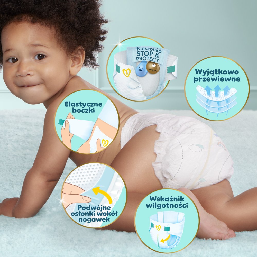 Pampers Premium Care, Rozmiar 2, 4-8kg (68 szt) (4)