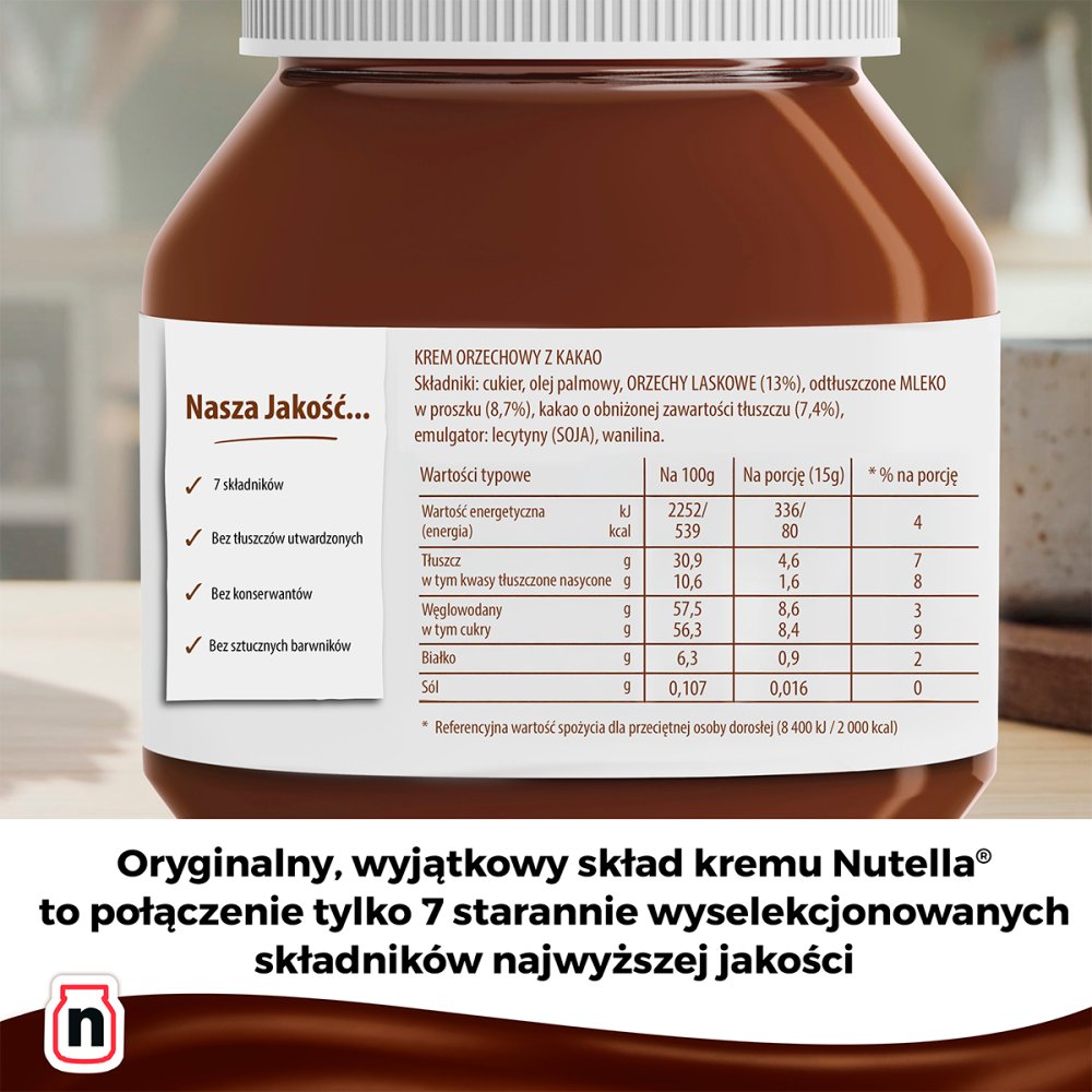 Nutella Krem do smarowania z orzechami laskowymi i kakao 600g (6)