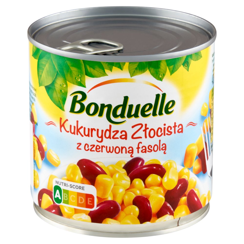 Bonduelle Kukurydza Złocista z czerwoną fasolą 340g (2)