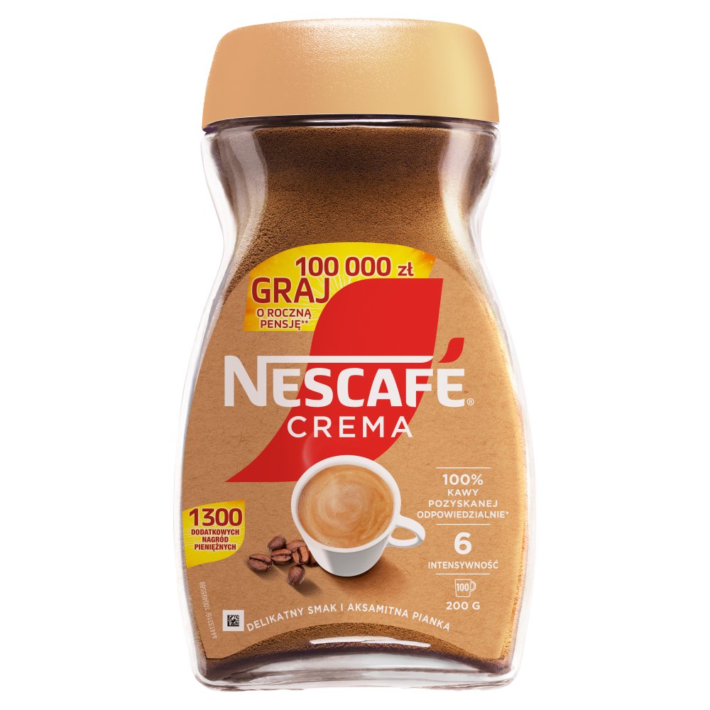 Nescafé Crema Kawa rozpuszczalna 200g