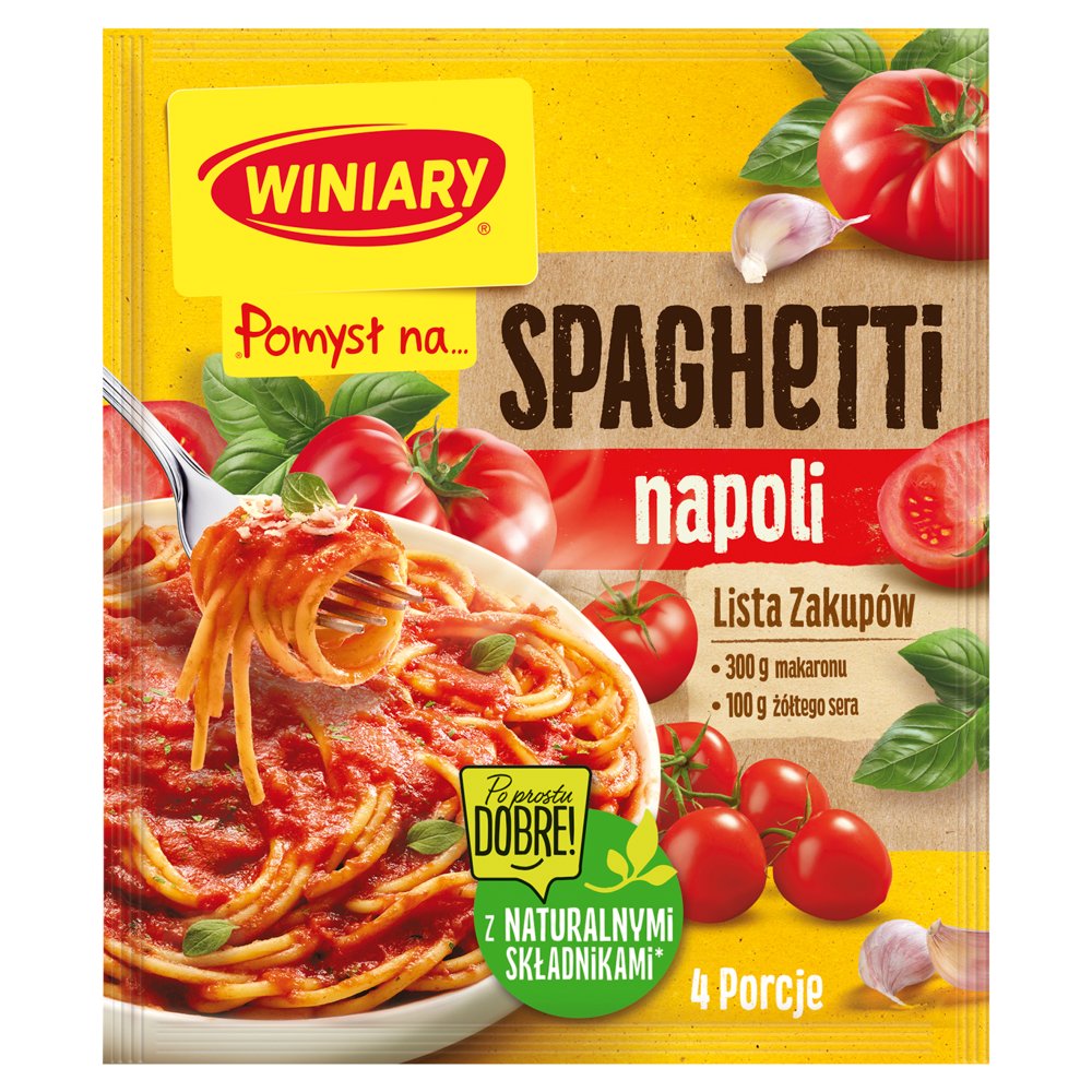 Winiary Pomysł na... Makaron spaghetti Napoli 47g (2)