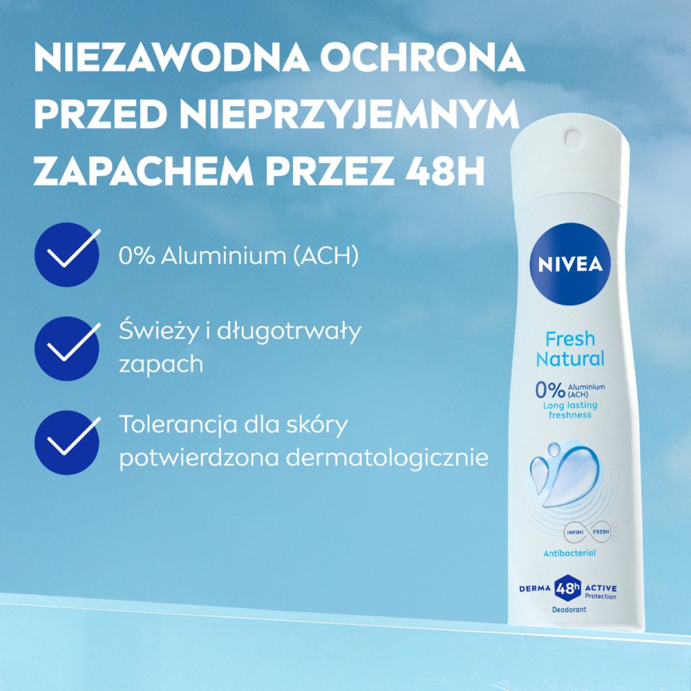 NIVEA Fresh Natural Dezodorant w aerozolu 150ml (3)