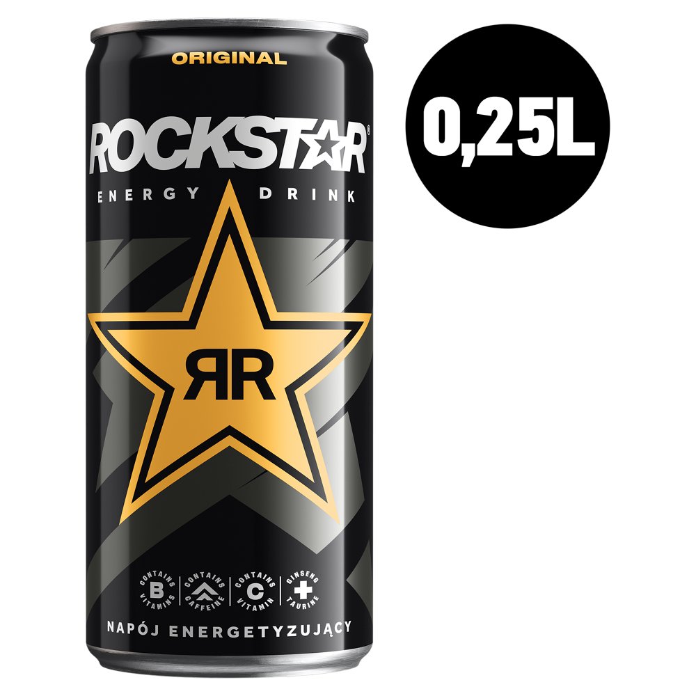 Rockstar Gazowany napój energetyzujący 250ml (2)