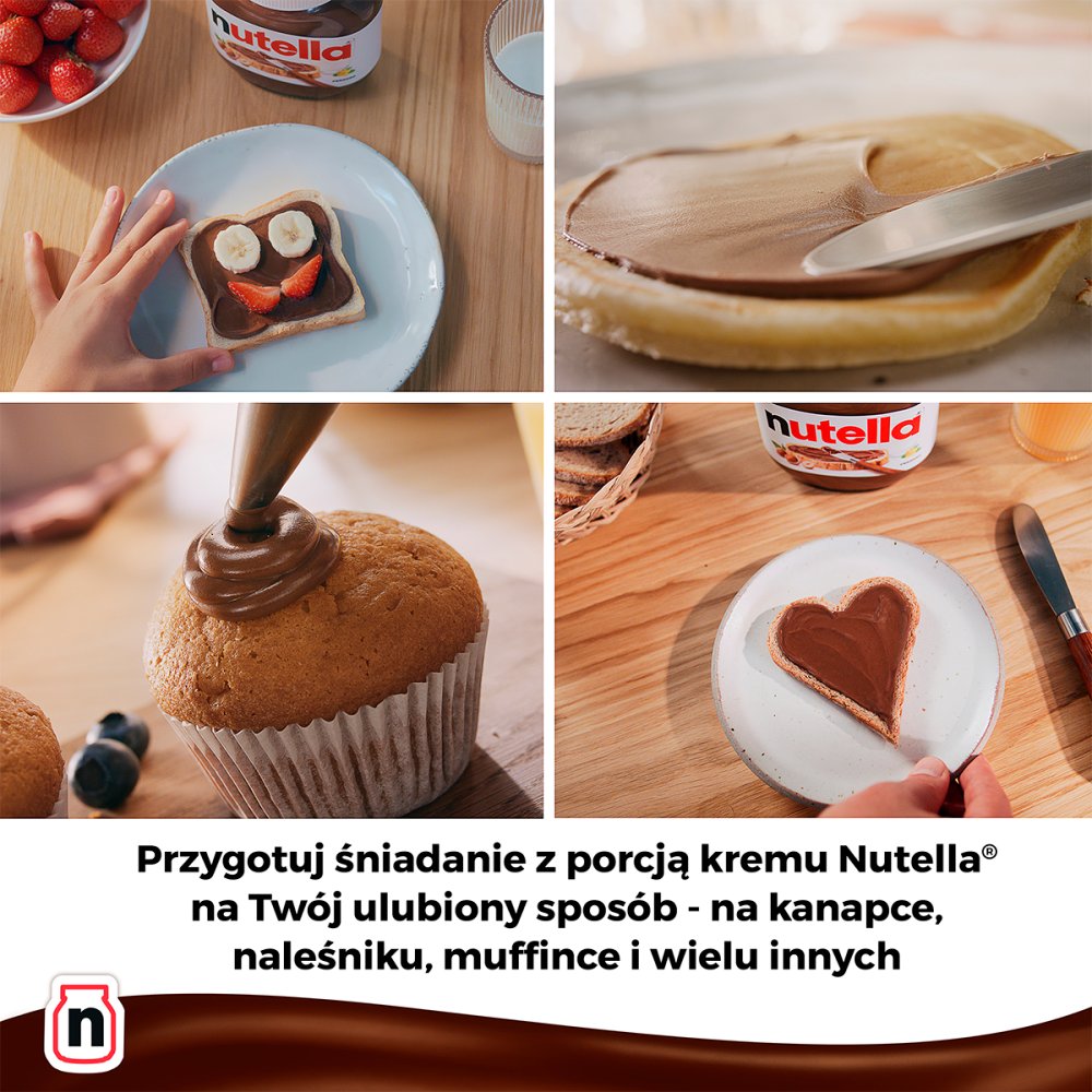Nutella Krem do smarowania z orzechami laskowymi i kakao 600g (2)