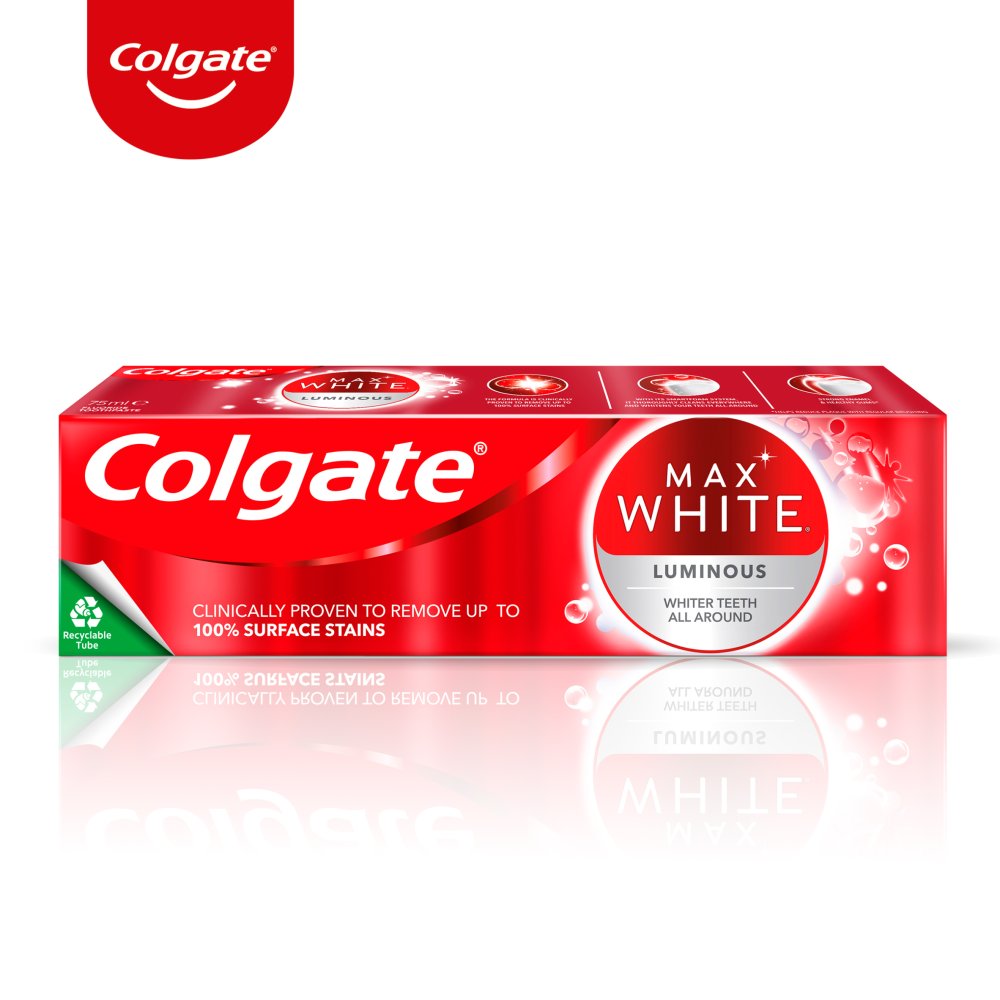 Colgate Max White Luminous Pasta z fluorem 75ml (3)