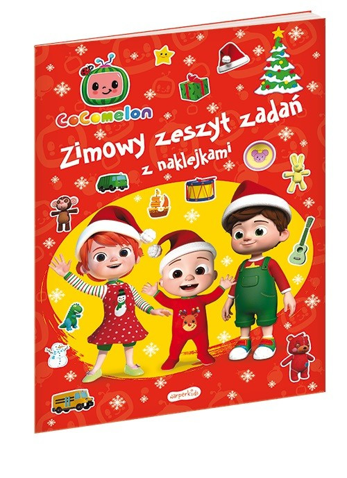 Cocomelon. Zimowy zeszyt zadań z naklejkami Cocomelon. Zimowy zeszyt zadań z naklejkami