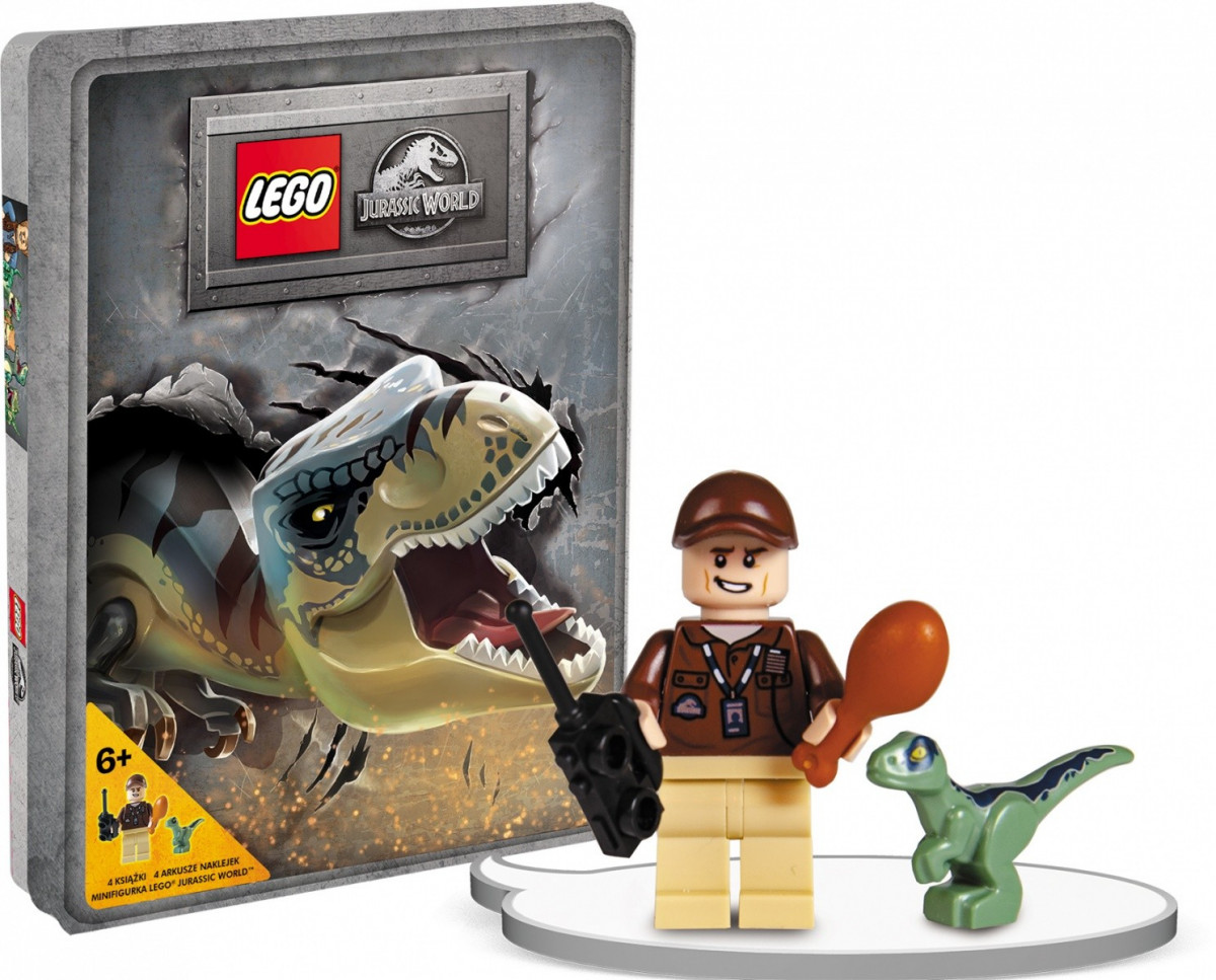 Zestaw książek z klockami LEGO Jurassic World Zestaw książek z klockami LEGO Jurassic World