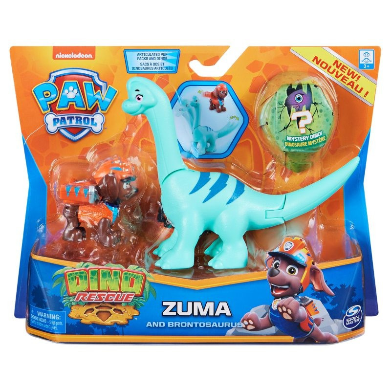 Zestaw figurek Akcji Psi Patrol Dino Rescue Zuma Zestaw figurek Akcji Psi Patrol Dino Rescue Zuma