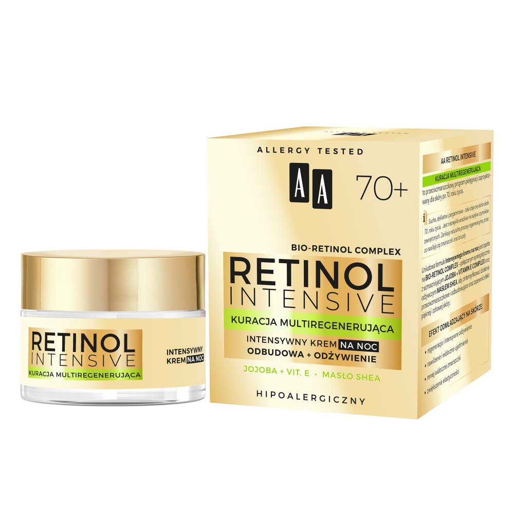 AA Retinol Intensive 70+ intensywny krem na noc odbudowa+odżywienie 50 ml (2)