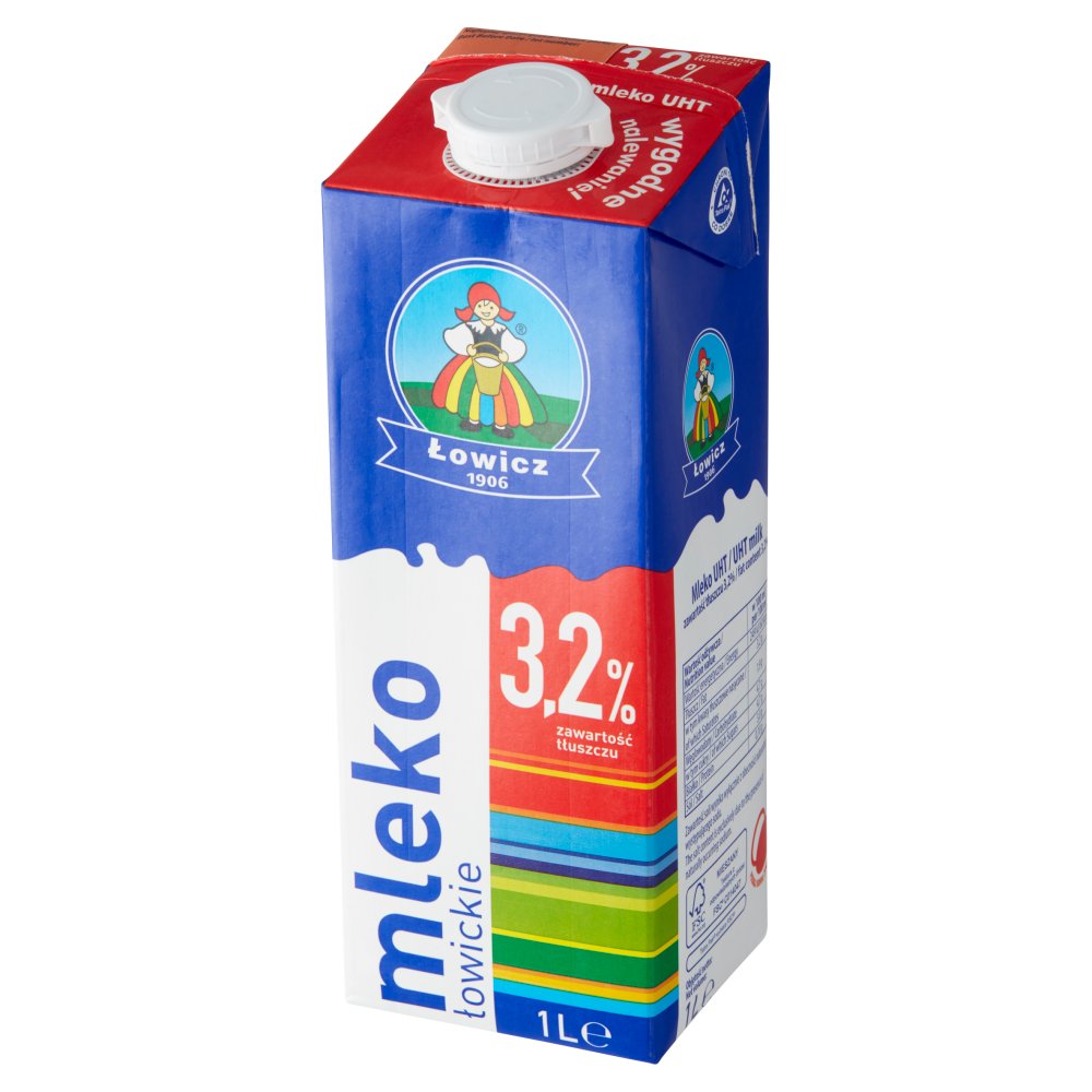 Łowicz Mleko łowickie UHT 3,2% 1 l (2)