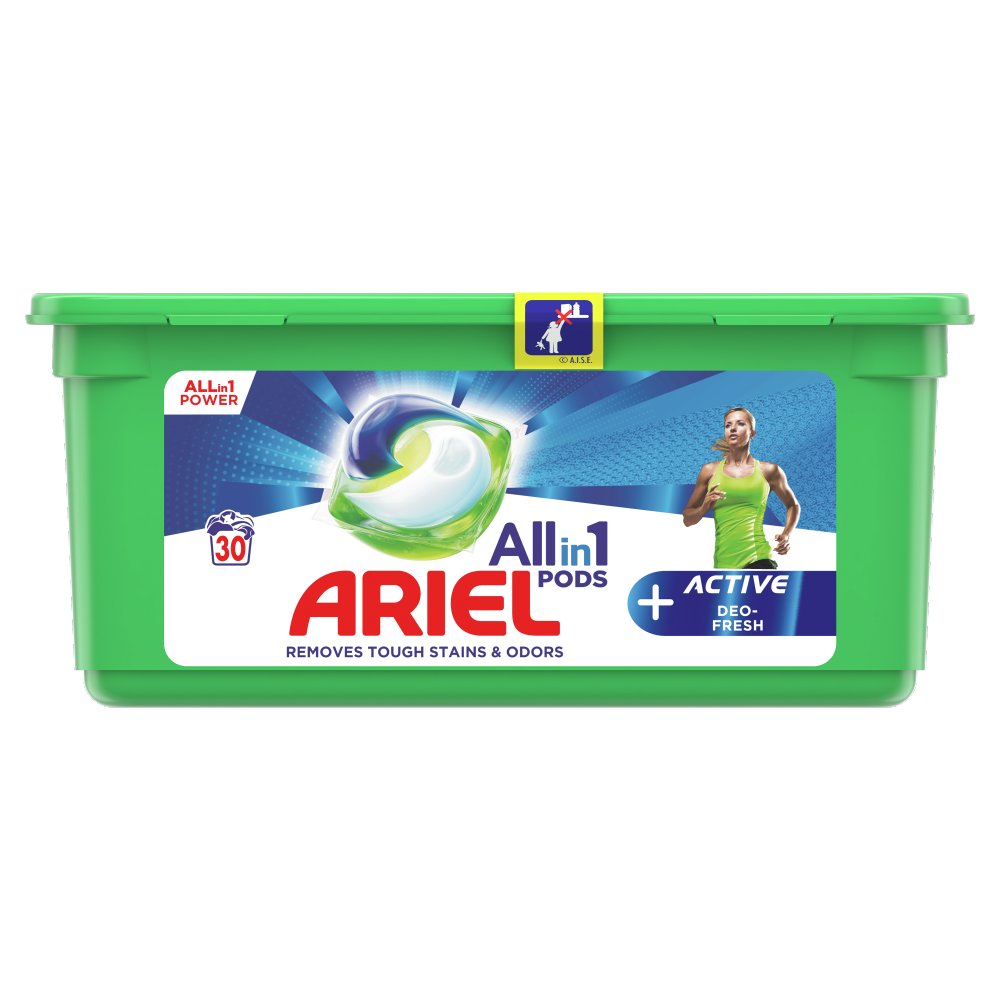 Ariel Allin1 PODS +Active Odour Defense Kapsułki do prania, 30 prań (2)
