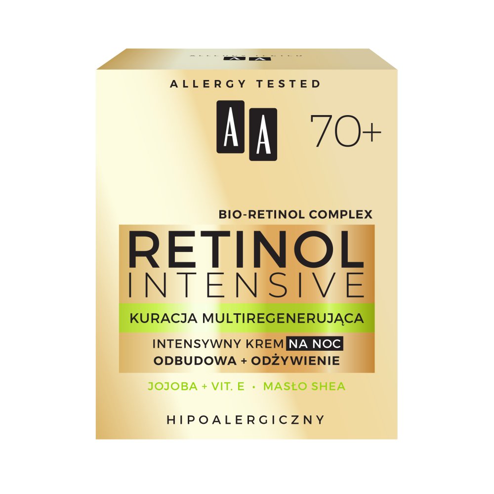 AA Retinol Intensive 70+ intensywny krem na noc odbudowa+odżywienie 50 ml (5)